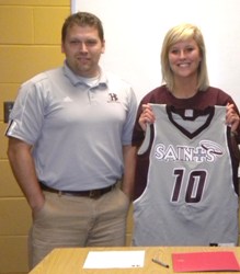 Left: Coach Matt Hunsberger Right: Melissa Weston