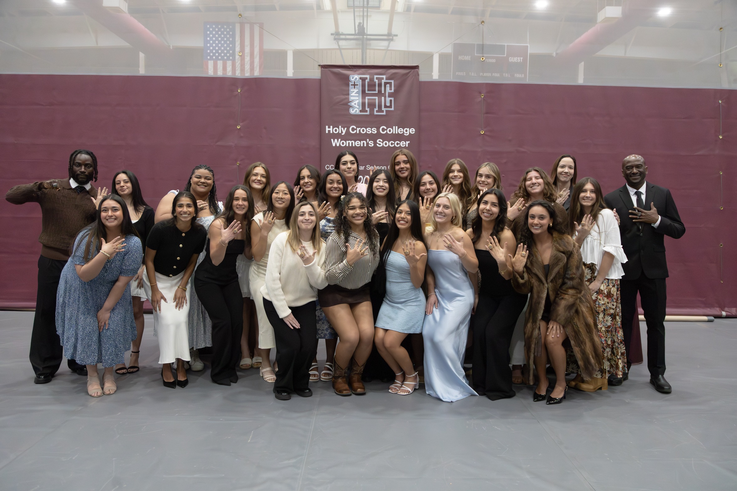Women&rsquo;s Soccer Celebrates Championship Season with Ring Ceremony